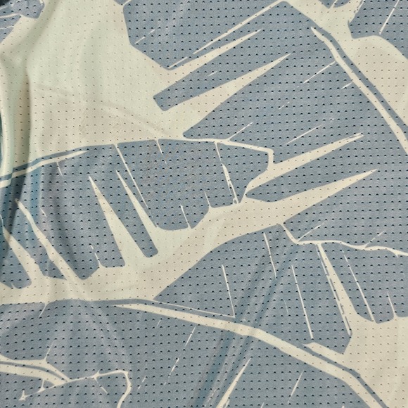 Adidas Polo Shirt Mens‎ Large Blue Golfer Golf Golfing Short Sleeve Stretch - Picture 4 of 8